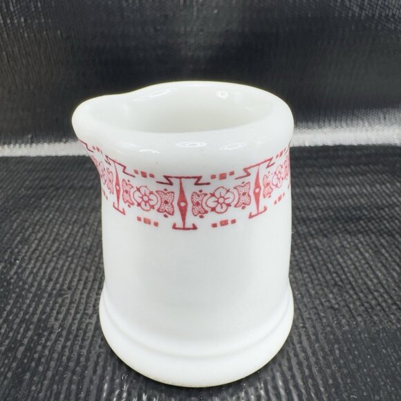 Vintage Small Restaurant Hotel Ware Heavy Duty Heavy Creamer Mini Pitcher Jug - Picture 8 of 10